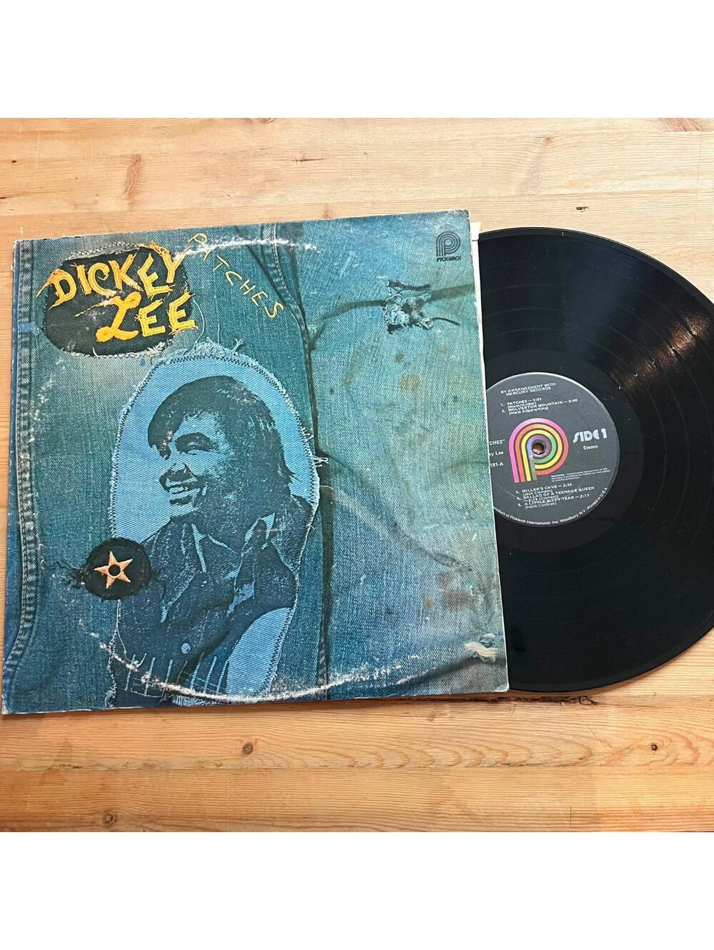 Dickey Lee - Patches 33rpm VG+ VR02